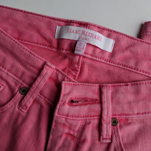 EUC Isaac Mizrahi Pink Skinny Jeans - Picture 6 of 7